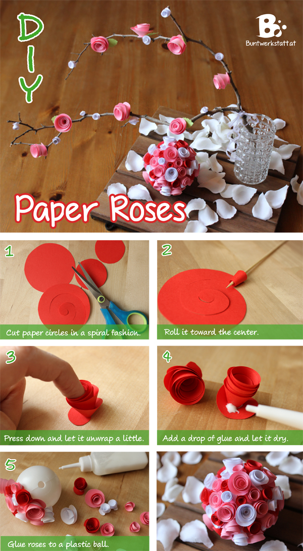 Rolled Paper Rose Tutorial - Fun & Realistic! - Jennifer Maker